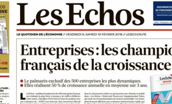 Indépendance Royale dans le Palmarès Les Echos « Champions de la Croissance 2018 »